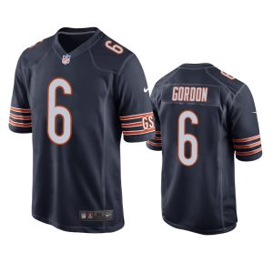 Kyler Gordon Chicago Bears Navy Game Jersey