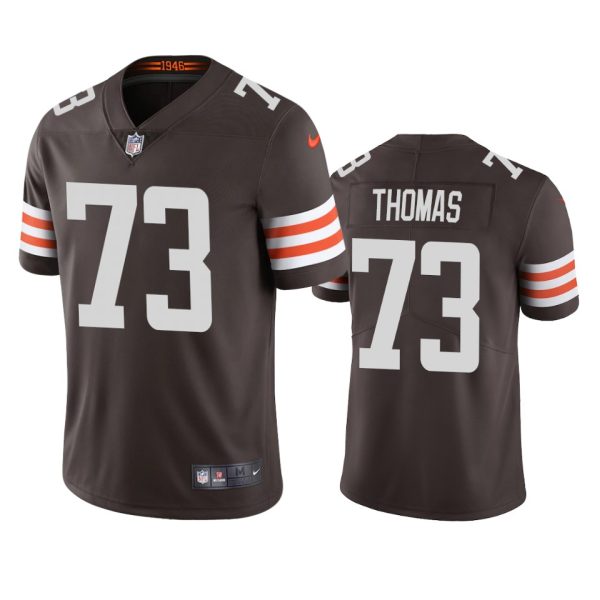 Joe Thomas Cleveland Browns Brown Vapor Limited Jersey