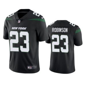 James Robinson New York Jets Black Vapor Limited Jersey