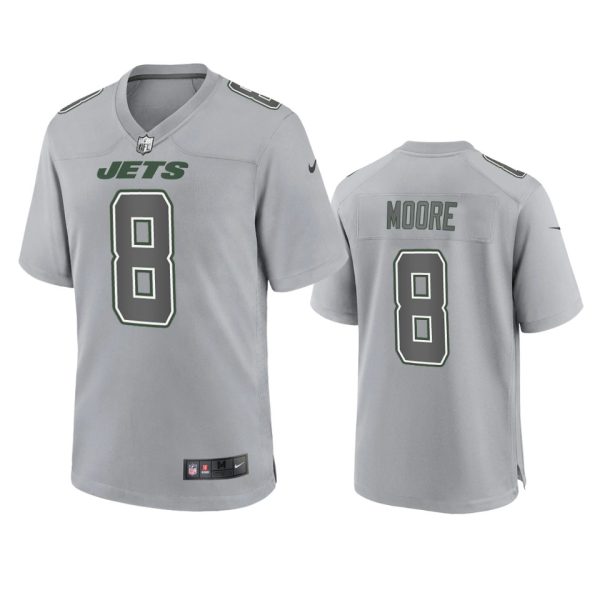 Elijah Moore New York Jets Gray Atmosphere Fashion Game Jersey