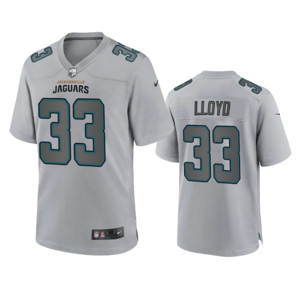 Devin Lloyd Jacksonville Jaguars Gray Atmosphere Fashion Game Jersey