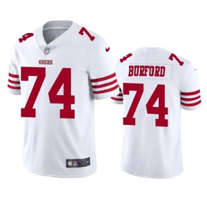 Spencer Burford San Francisco 49ers White Vapor Limited Jersey