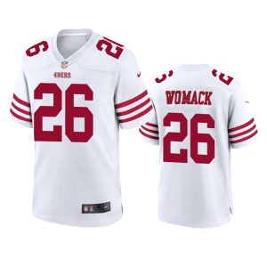 Samuel Womack San Francisco 49ers White Game Jersey