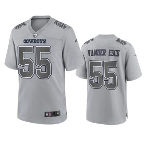 Leighton Vander Esch Dallas Cowboys Gray Atmosphere Fashion Game Jersey