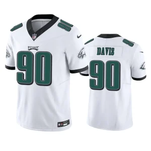 Jordan Davis Philadelphia Eagles White Vapor F.U.S.E. Limited Jersey