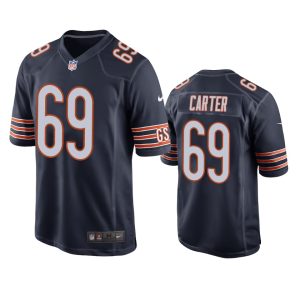 Ja'Tyre Carter Chicago Bears Navy Game Jersey