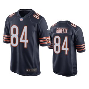 Ryan Griffin Chicago Bears Navy Game Jersey