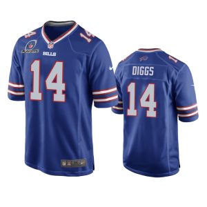 Stefon Diggs Buffalo Bills Royal 2021 NFL Playoffs Patch Jersey