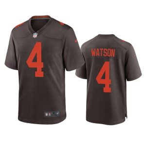 Deshaun Watson Cleveland Browns Brown Alternate Game Jersey