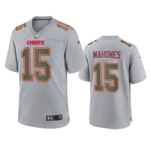 Patrick Mahomes Kansas City Chiefs Gray Atmosphere Fashion Game Jersey