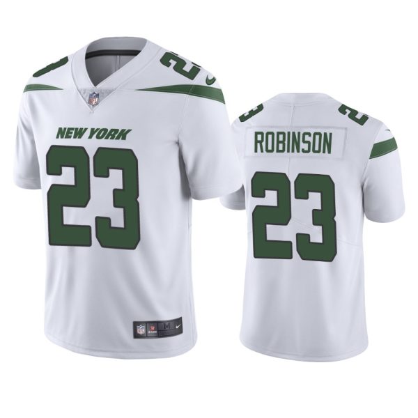 James Robinson New York Jets White Vapor Limited Jersey