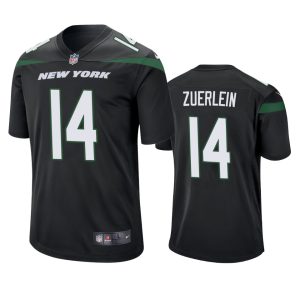 Greg Zuerlein New York Jets Black Game Jersey