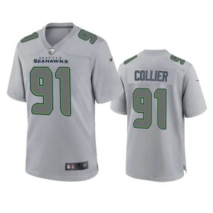 L.J. Collier Seattle Seahawks Gray Atmosphere Fashion Game Jersey