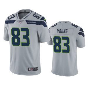 Dareke Young Seattle Seahawks Gray Vapor Limited Jersey