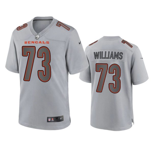 Jonah Williams Cincinnati Bengals Gray Atmosphere Fashion Game Jersey