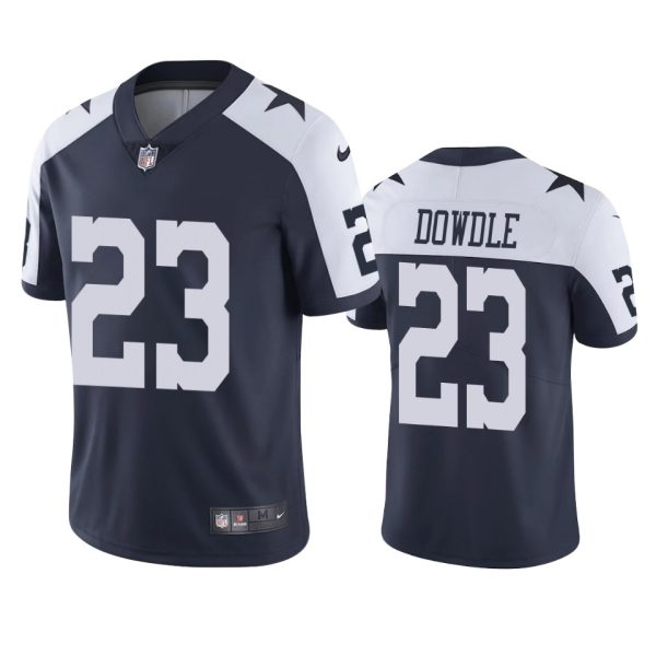 Rico Dowdle Dallas Cowboys Navy Alternate Vapor Limited Jersey - Men's