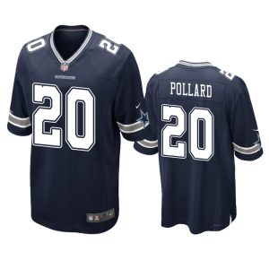 Tony Pollard Dallas Cowboys Navy Game Jersey