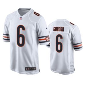 Kyler Gordon Chicago Bears White Game Jersey