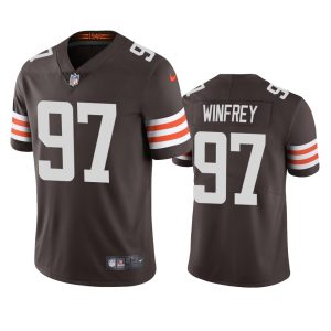 Perrion Winfrey Cleveland Browns Brown Vapor Limited Jersey