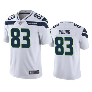 Dareke Young Seattle Seahawks White Vapor Limited Jersey