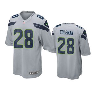 Justin Coleman Seattle Seahawks Gray Game Jersey