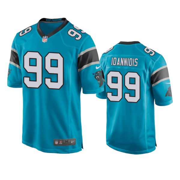 Matt Ioannidis Carolina Panthers Blue Game Jersey