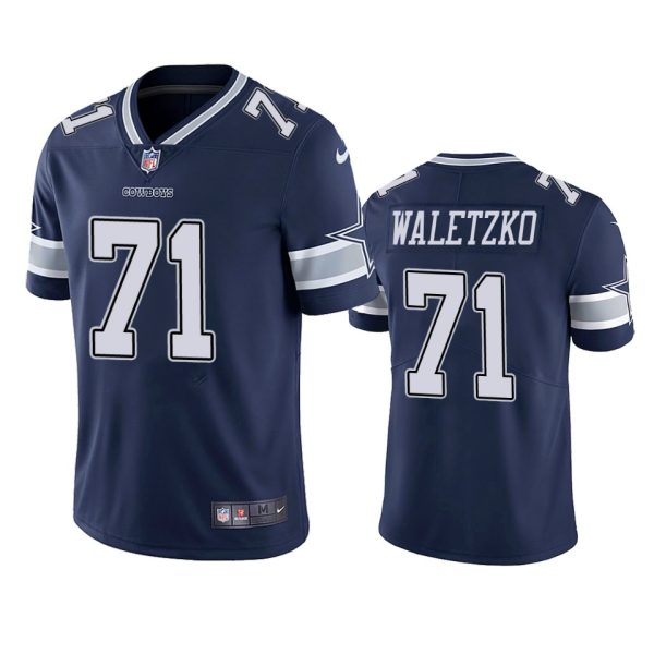 Matt Waletzko Dallas Cowboys Navy Vapor Limited Jersey