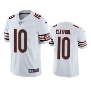 Chase Claypool Chicago Bears White Vapor Limited Jersey