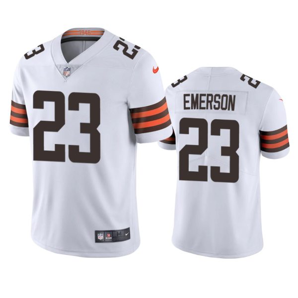 Martin Emerson Cleveland Browns White Vapor Limited Jersey