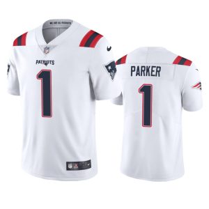 DeVante Parker New England Patriots White Vapor Limited Jersey - Men's