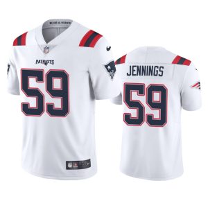 Anfernee Jennings New England Patriots White Vapor Limited Jersey