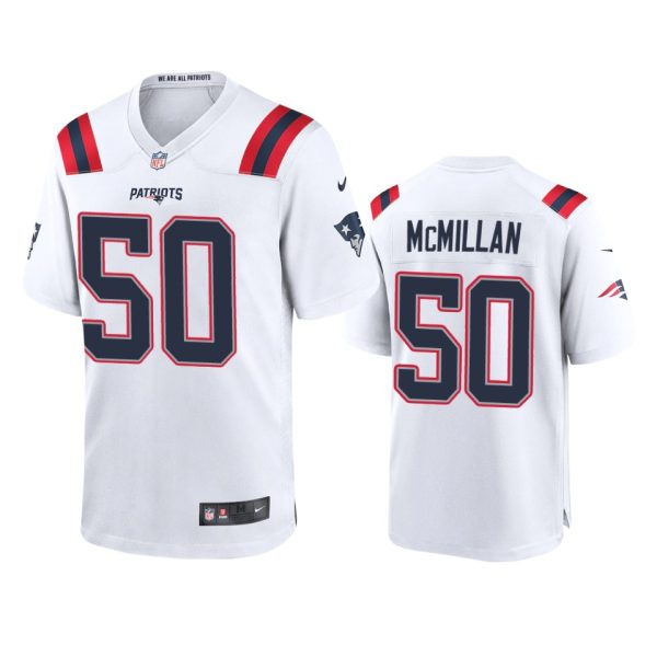 Raekwon McMillan New England Patriots White Game Jersey