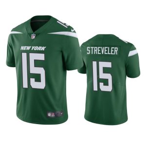 Chris Streveler New York Jets Green Vapor Limited Jersey