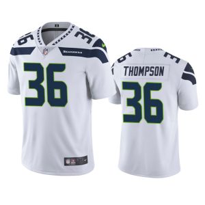 Darwin Thompson Seattle Seahawks White Vapor Limited Jersey