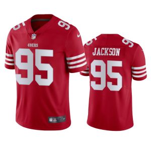 Drake Jackson San Francisco 49ers Scarlet Vapor Limited Jersey