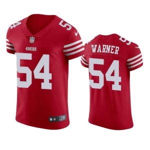 Fred Warner San Francisco 49ers 2022-23 Vapor Elite Scarlet Jersey - Men's