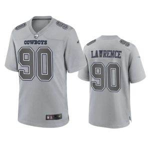 Demarcus Lawrence Dallas Cowboys Gray Atmosphere Fashion Game Jersey