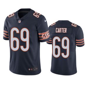 Ja'Tyre Carter Chicago Bears Navy Vapor Limited Jersey