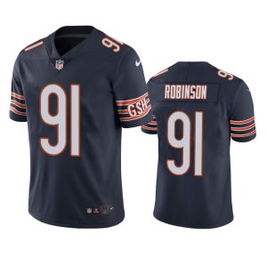 Dominique Robinson Chicago Bears Navy Vapor Limited Jersey