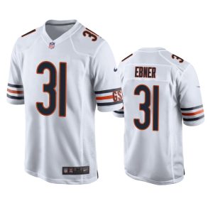 Trestan Ebner Chicago Bears White Game Jersey