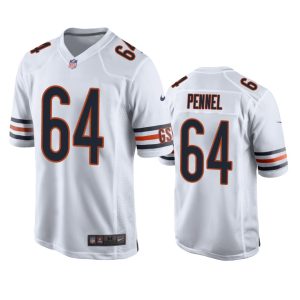 Mike Pennel Chicago Bears White Game Jersey