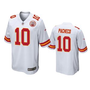 Isaih Pacheco Kansas City Chiefs White Game Jersey