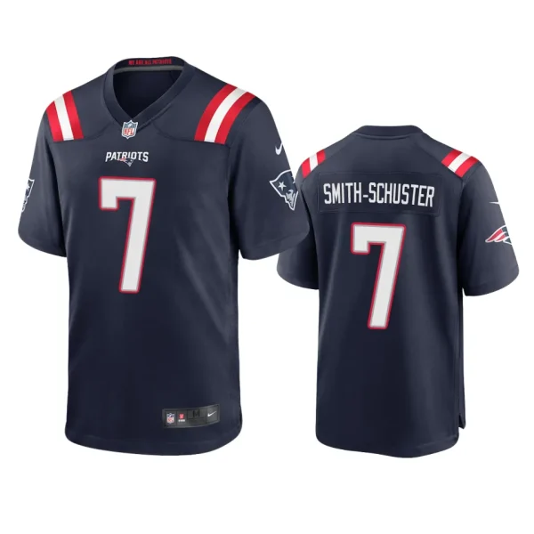 JuJu Smith-Schuster New England Patriots Navy Game Jersey