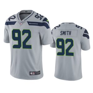 Tyreke Smith Seattle Seahawks Gray Vapor Limited Jersey