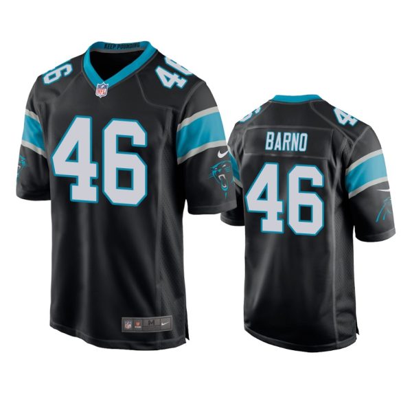 Amare Barno Carolina Panthers Black Game Jersey