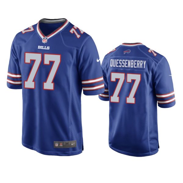 David Quessenberry Buffalo Bills Royal Game Jersey