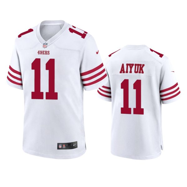 Brandon Aiyuk San Francisco 49ers White Game Jersey