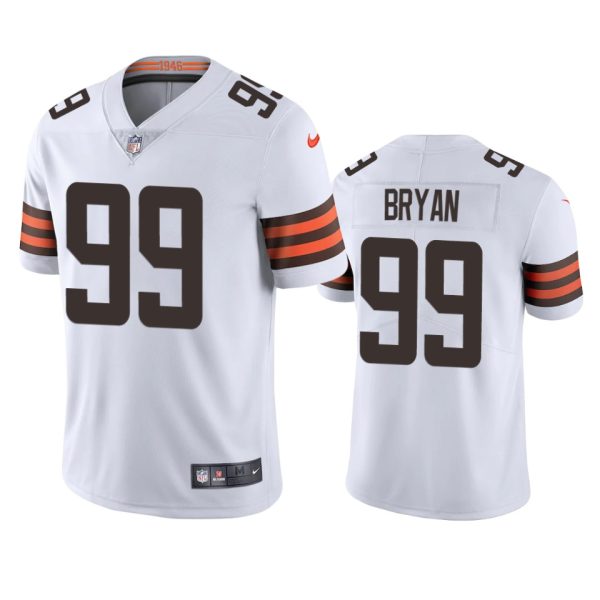 Taven Bryan Cleveland Browns White Vapor Limited Jersey