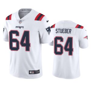 Andrew Stueber New England Patriots White Vapor Limited Jersey
