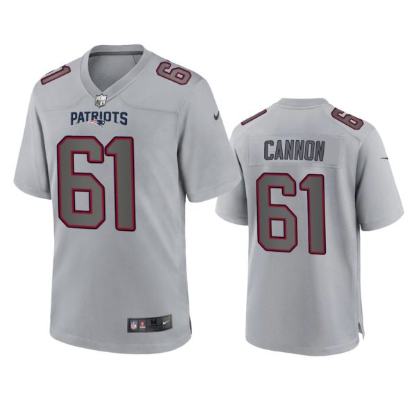 Marcus Cannon New England Patriots Gray Atmosphere Fashion Game Jersey